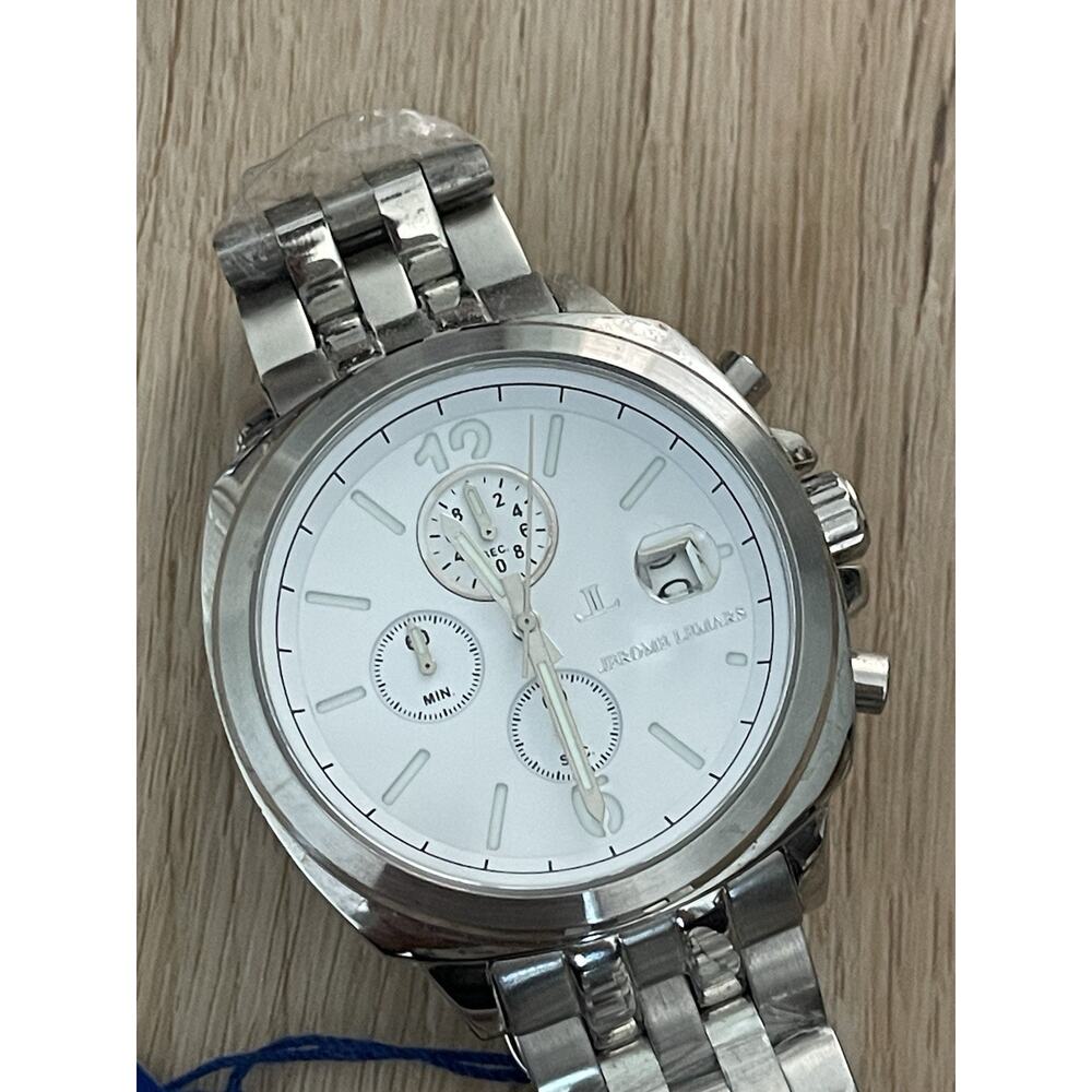 Jerome Lemars Seurat Collection Blanc Chronograph Mens Watch Brand New JL5558 - Picture 3 of 7